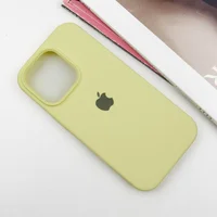 Чехол Silicone Case Full Protective (AA) для Apple iPhone 16 Pro Max (6.9") Желтый / Mellow Yellow