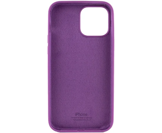 Чехол Silicone Case Full Protective (AA) для Apple iPhone 16 Pro Max (6.9") Фиолетовый / Grape