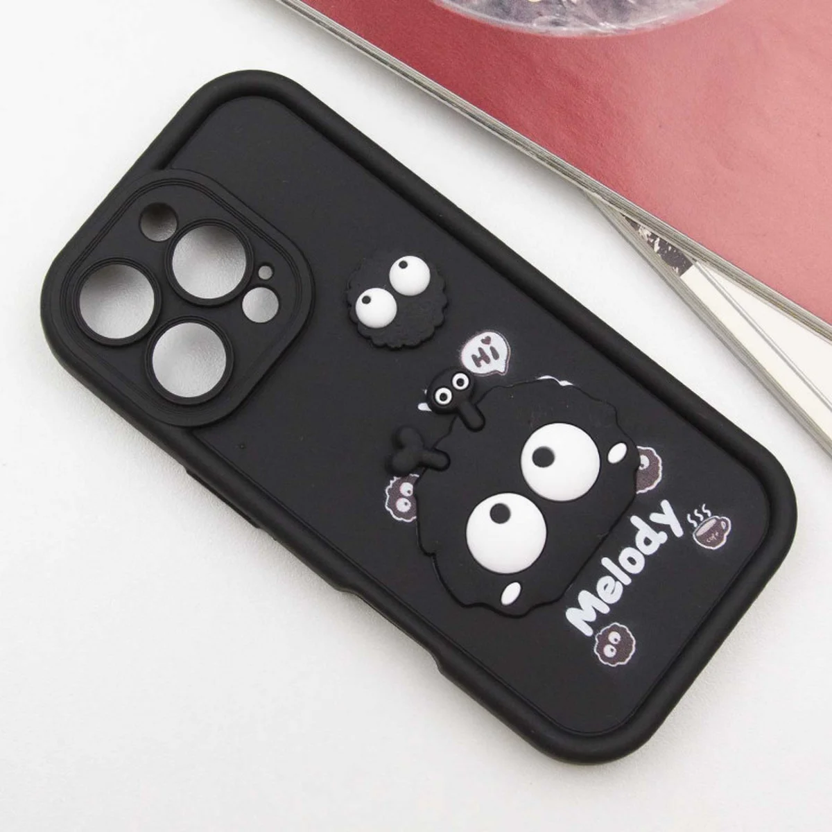 Чехол TPU Toys Case для Apple iPhone 16 Pro Max (6.9") Black / Melody