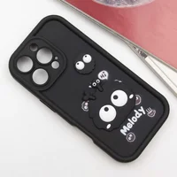 Чехол TPU Toys Case для Apple iPhone 16 Pro Max (6.9") Black / Melody