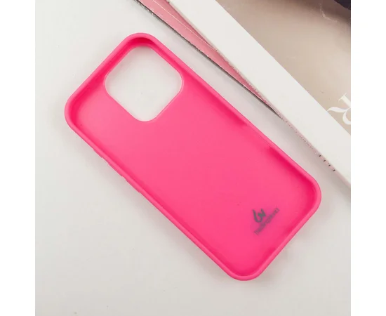 TPU чехол Bling World Rock Diamond для Apple iPhone 16 Pro Max (6.9") Ярко-розовый 