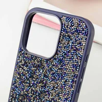 TPU чехол Bling World Rock Diamond для Apple iPhone 16 Pro Max (6.9") Синий