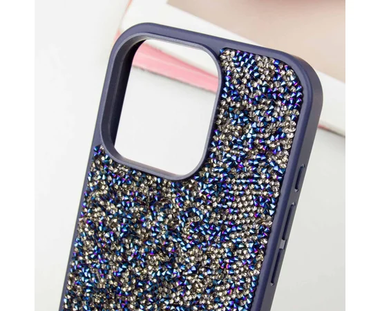TPU чехол Bling World Rock Diamond для Apple iPhone 16 Pro Max (6.9") Синий