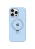 Чохол Silicone Case Full Protective with Ring для Apple iPhone 16 Pro Max (6.9") Blue