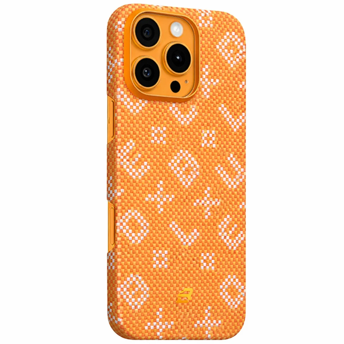 TPU+PC чехол Blueo Gilded Tactile Woven with MagSafe для Apple iPhone 16 Pro Max (6.9") Orange