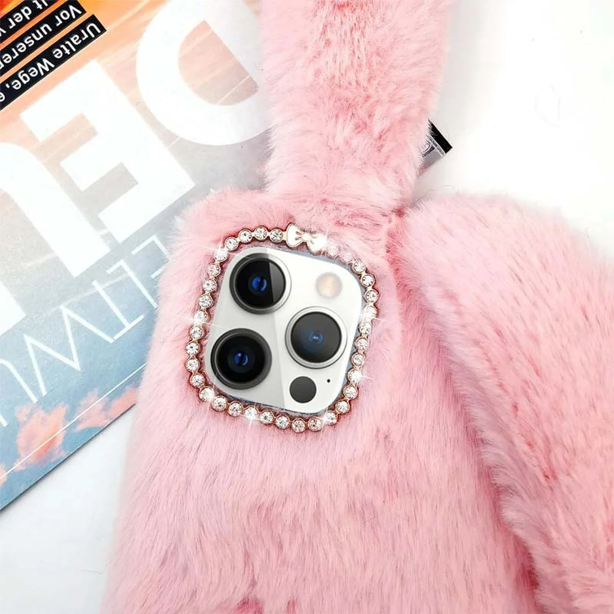 Чохол TPU Rabbit для Apple iPhone 16 Pro Max (6.9") Pink