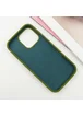 Чехол Silicone Case Full Protective (AA) для Apple iPhone 16 Pro Max (6.9") Зеленый / Dark Olive