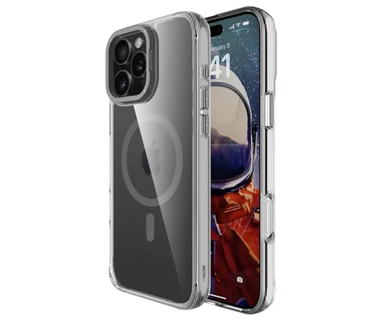 Чехол TPU Space Case Apex with MagSafe для Apple iPhone 16 Pro Max (6.9") Grey