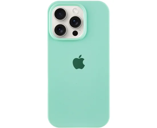 Чехол Silicone Case Full Protective (AA) для Apple iPhone 16 Pro Max (6.9") Бирюзовый / Turquoise