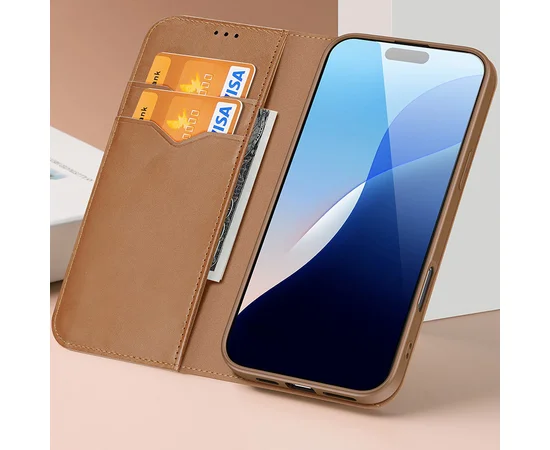 Чехол-книжка Dux Ducis Hivo для Apple iPhone 16 Pro Max (6.9") Brown