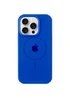 Чехол Silicone Case Full Protective (AA) with MagSafe для Apple iPhone 16 Pro Max (6.9") Синий / Capri Blue