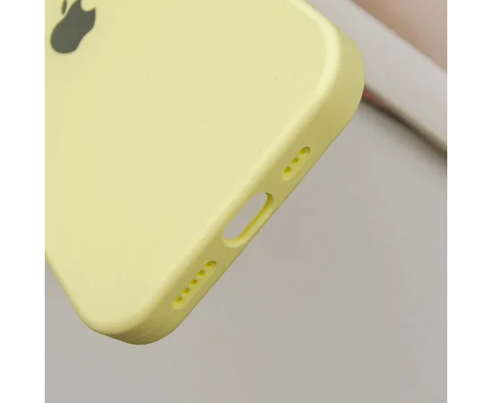 Чехол Silicone Case Full Protective (AA) для Apple iPhone 16 Pro Max (6.9") Желтый / Mellow Yellow