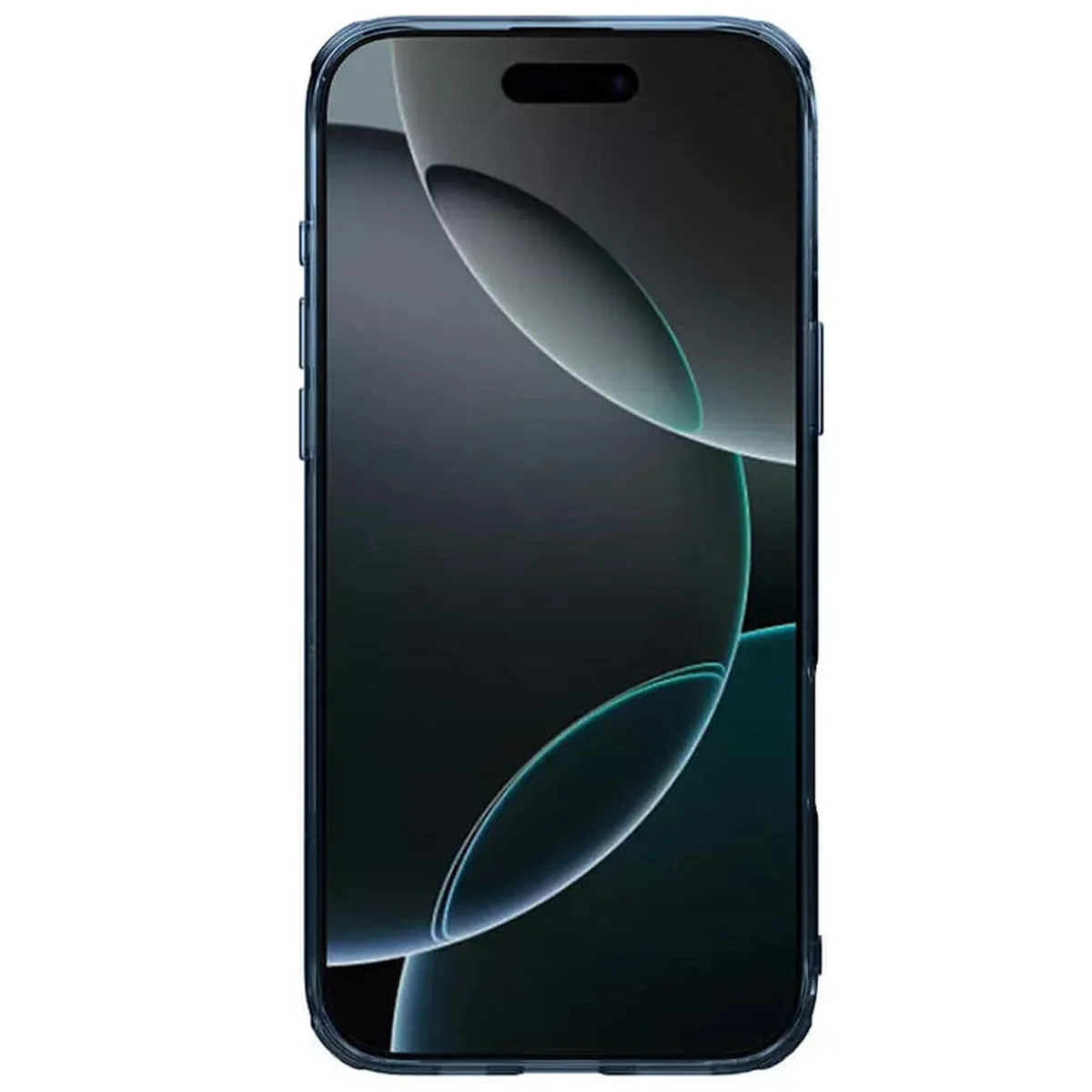 TPU чехол Nillkin Nature Pro Series для Apple iPhone 16 Pro Max (6.9") Синий (прозрачный)