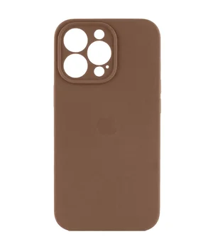 Чехол Silicone Case Full Camera Protective (AA) для Apple iPhone 16 Pro Max (6.9") Коричневый / Brown