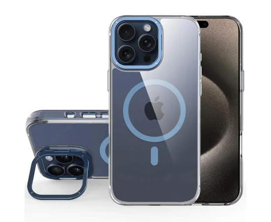 Чохол TPU Space Case Apex with MagSafe для Apple iPhone 16 Pro Max (6.9") Navy Blue