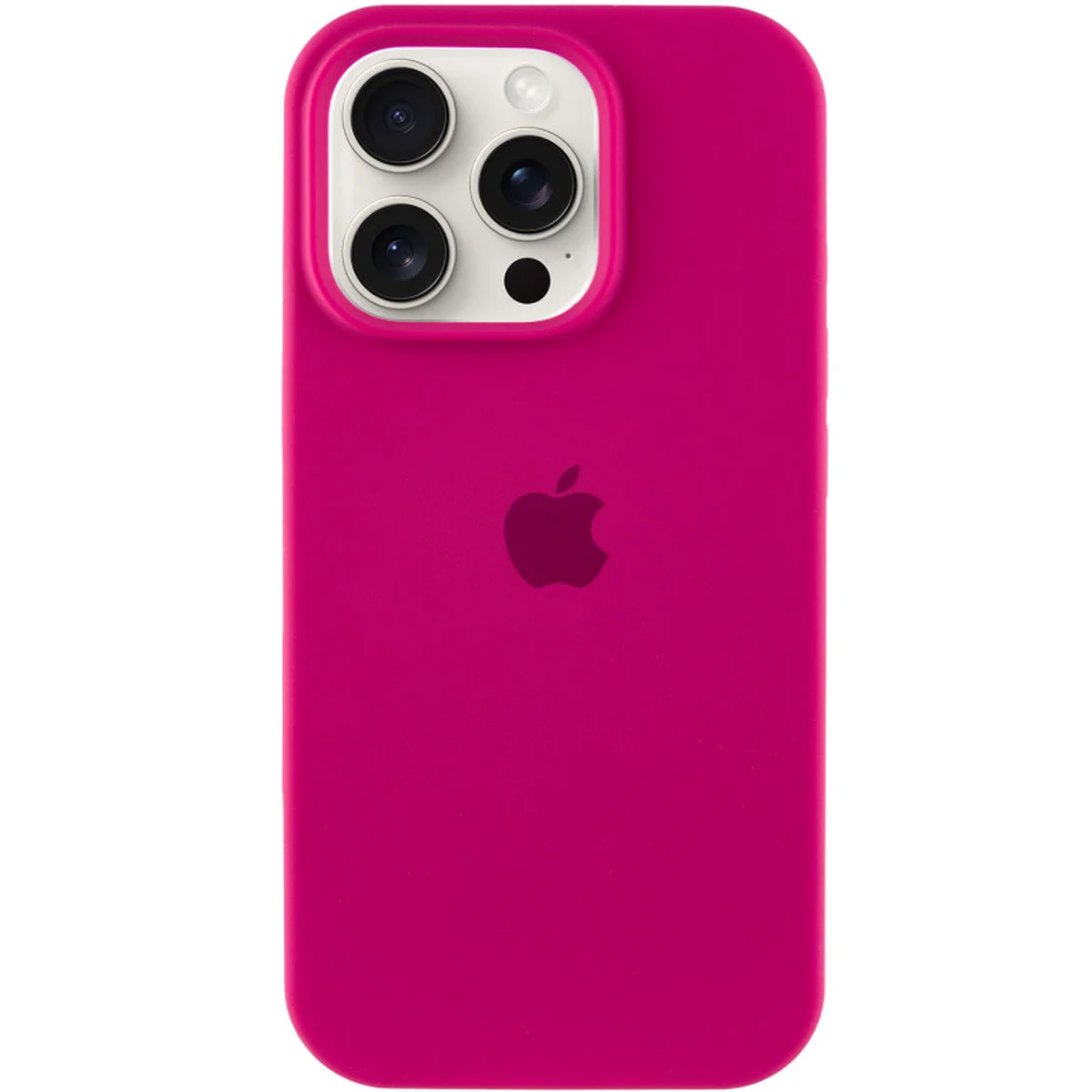 Чехол Silicone Case Full Protective (AA) для Apple iPhone 16 Pro Max (6.9") Красный / Rose Red