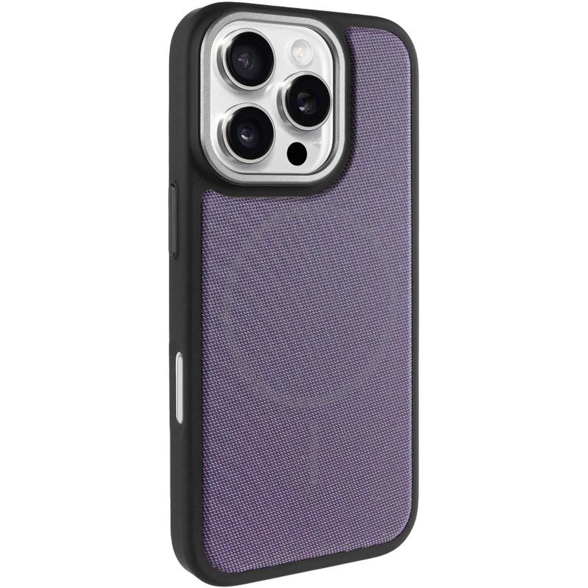 Чехол PC TechWoven Hybrid with MagSafe для Apple iPhone 16 Pro Max (6.9") Black / Purple