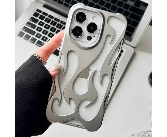 Чехол TPU WinFire для Apple iPhone 16 Pro Max (6.9") Silver