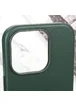 Кожаный чехол Leather Case (AAA) with MagSafe and Animation для Apple iPhone 16 Pro Max (6.9") Green