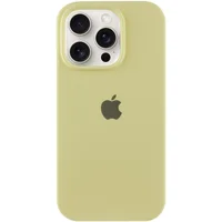 Чехол Silicone Case Full Protective (AA) для Apple iPhone 16 Pro Max (6.9") Желтый / Mellow Yellow