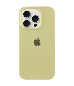 Чохол Silicone Case Full Protective (AA) Apple iPhone 16 Pro Max (6.9") Жовтий / Mellow Yellow