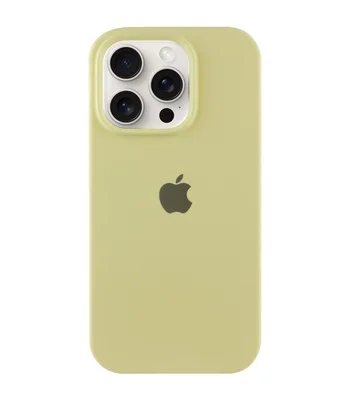 Чохол Silicone Case Full Protective (AA) Apple iPhone 16 Pro Max (6.9") Жовтий / Mellow Yellow