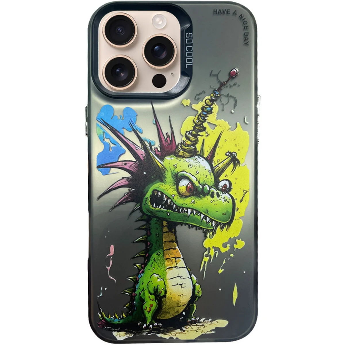 Чехол TPU+PC So Cool для Apple iPhone 16 Pro Max (6.9") Dragon