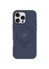 Чехол Silicone Case Full Protective with Ring для Apple iPhone 16 Pro Max (6.9") Dark Blue