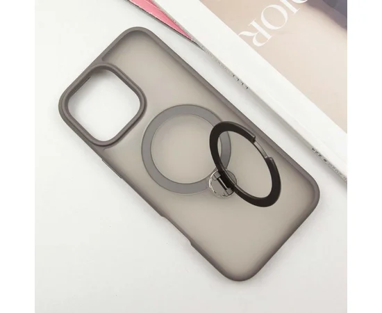 Чехол Ummi Colorful with MagSafe HQ Ring для Apple iPhone 16 Pro Max (6.9") Grey