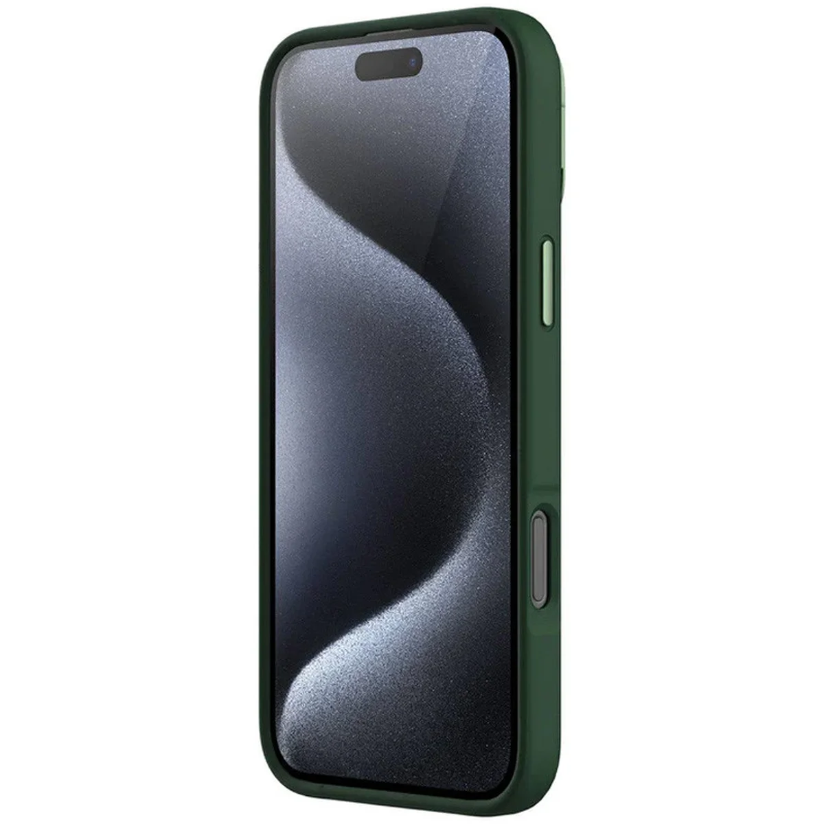 Чехол Silicone Nillkin LensWing Prop Magnetic для Apple iPhone 16 Pro Max (6.9") Зеленый / Green