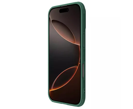 Карбонова накладка Nillkin CamShield Pro Magnetic для Apple iPhone 16 Pro Max (6.9") Deep Green