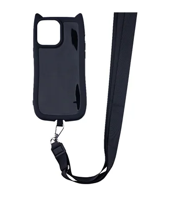 Чохол TPU GETMAN Cat with straps для Apple iPhone 16 Pro Max (6.9") Black