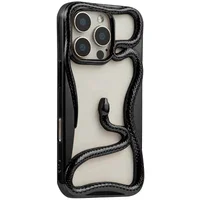 TPU чохол Snake для Apple iPhone 16 Pro Max (6.9") Black