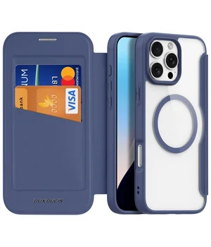 Чохол-книжка Dux Ducis Skin X Pro with MagSafe для iPhone 16 Pro Max (6.9") Blue