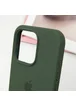 Чехол Silicone Case Full Protective (AA) для Apple iPhone 16 Pro Max (6.9") Зеленый / Cyprus Green