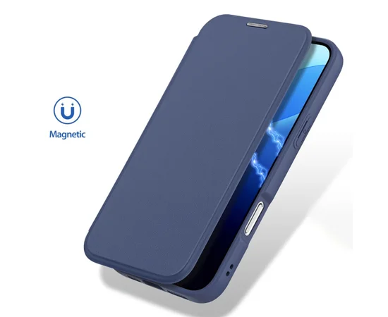 Чехол-книжка Dux Ducis Skin X Pro with MagSafe для Apple iPhone 16 Pro Max (6.9") Blue