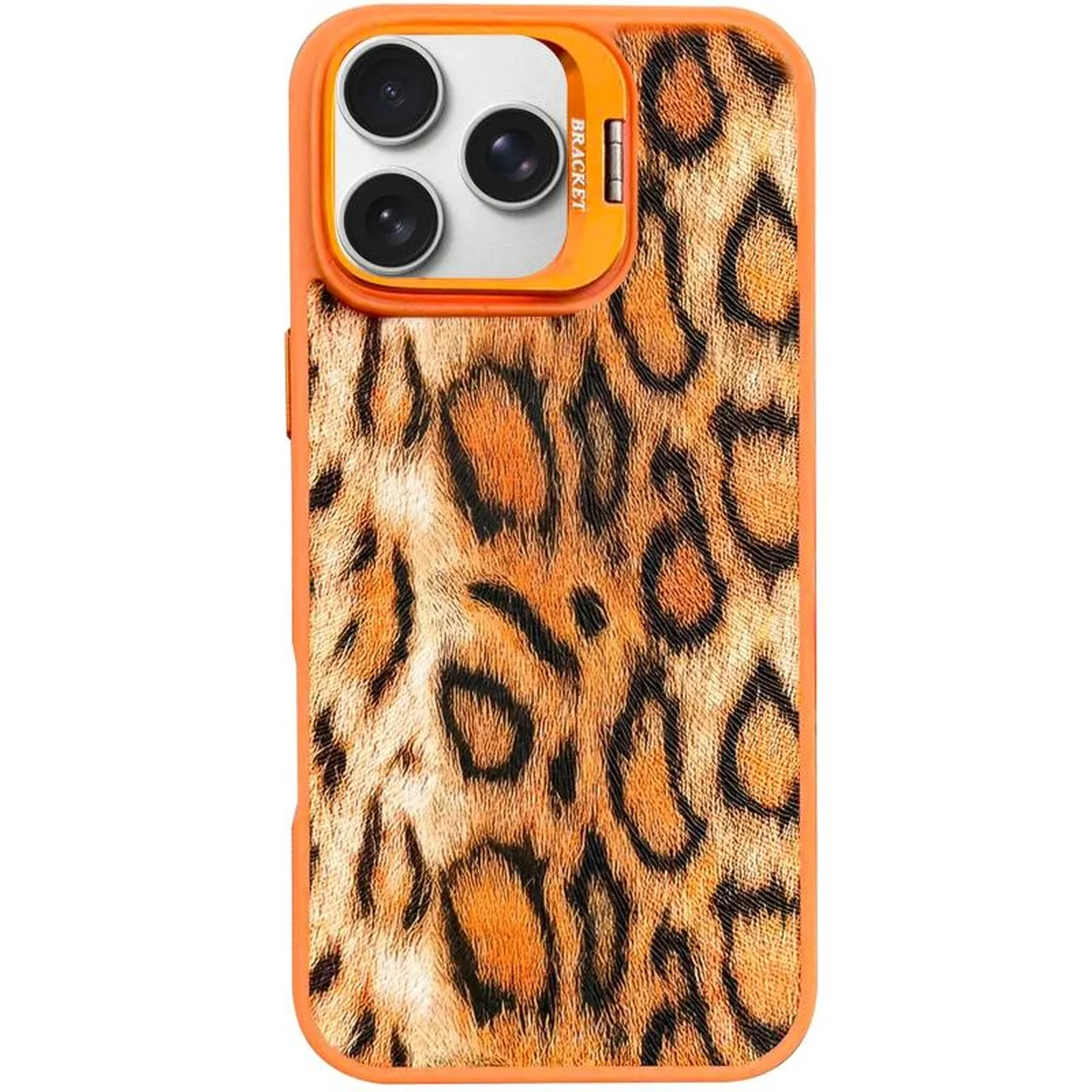 Чехол TPU+PC Wild Leopard with MagSafe для Apple iPhone 16 Pro Max (6.9") Orange