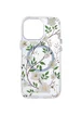 TPU+PC чохол Clear Garden with MagSafe Apple iPhone 16 Pro Max (6.9") White Gardenia
