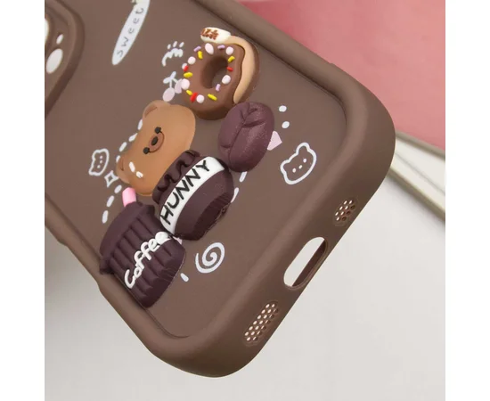 Чехол TPU Toys Case для Apple iPhone 16 Pro Max (6.9") Brown / Sweet