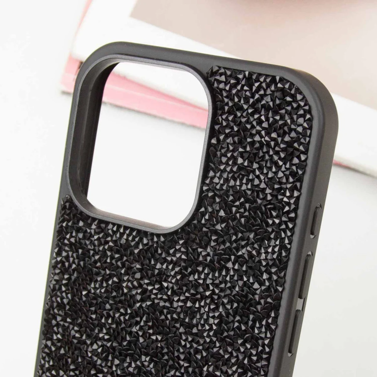 TPU чохол Bling World Rock Diamond для Apple iPhone 16 Pro Max (6.9") Чорний