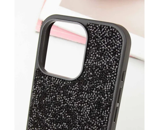 TPU чехол Bling World Rock Diamond для Apple iPhone 16 Pro Max (6.9") Черный
