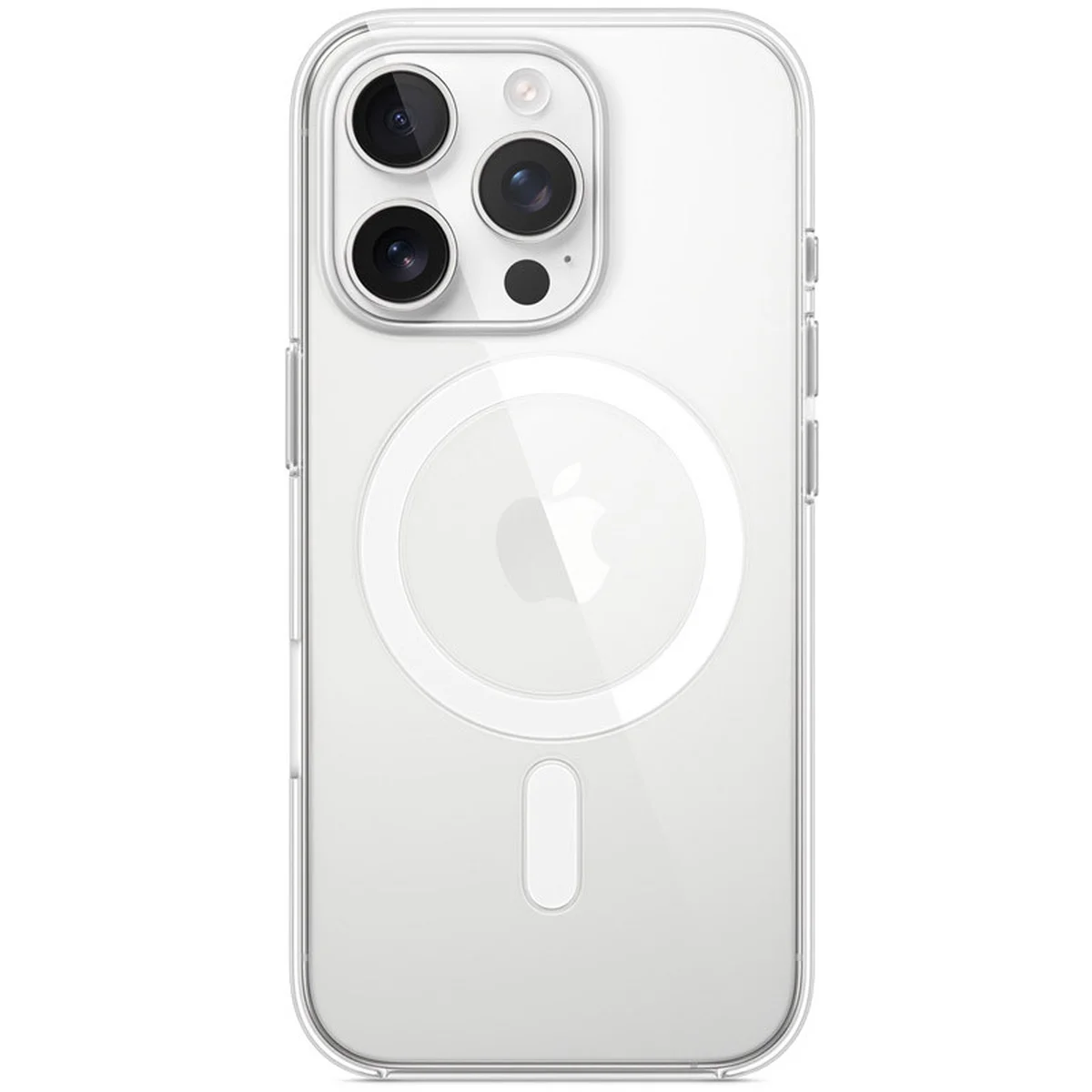 Чехол Clear Case (AAA) with MagSafe and Animation для Apple iPhone 16 Pro Max (6.9") Clear