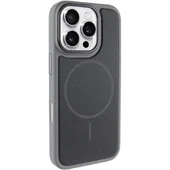Чехол PC TechWoven Hybrid with MagSafe для Apple iPhone 16 Pro Max (6.9") Grey / Black