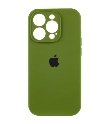 Чохол Silicone Case Full Camera Protective (AA) для Apple iPhone 16 Pro Max (6.9") Зелений / Dark Olive