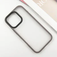 TPU+PC чехол Metal Buttons для Apple iPhone 16 Pro Max (6.9") Серый