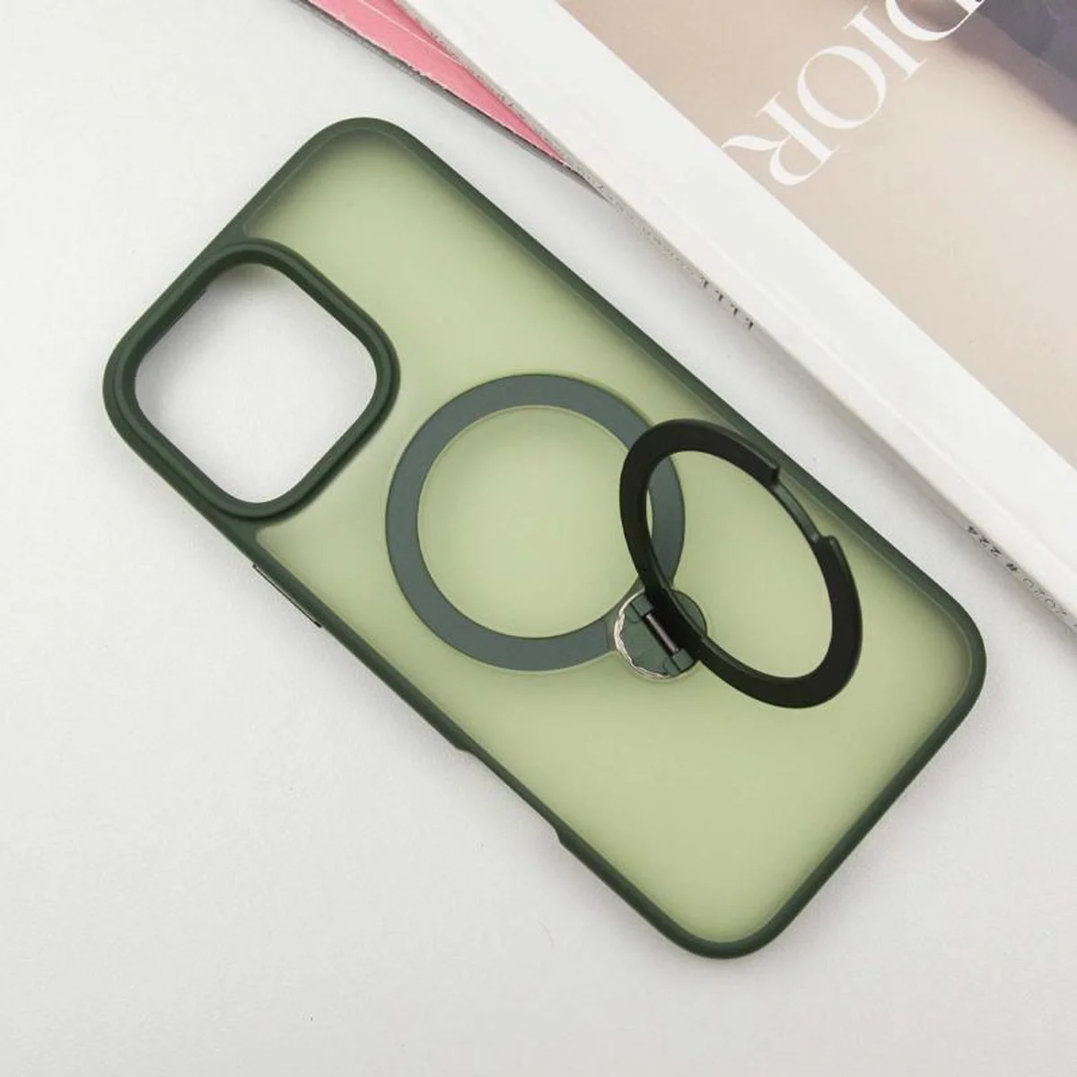 Чехол Ummi Colorful with MagSafe HQ Ring для Apple iPhone 16 Pro Max (6.9") Green