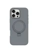 Чохол Silicone Case Full Protective NO LOGO with Ring для Apple iPhone 16 Pro Max (6.9") Grey