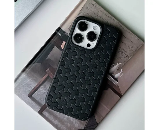 Чехол TPU Weaving для Apple iPhone 16 Pro Max (6.9") Black