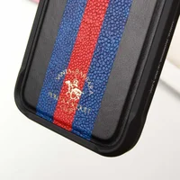 Кожаный чехол Polo Santa Barbara Barton для Apple iPhone 16 Pro Max (6.9") Black / Navy