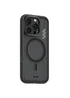 TPU+PC чохол Blue Frosted Heat Dissipation Stand with MagSafe для Apple iPhone 16 Pro Max (6.9") Чорний / Black